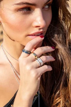 APM Monaco Bague Bold Bleue^ Bagues