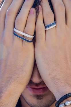 APM Monaco Bague Bold Bleue^ Bagues