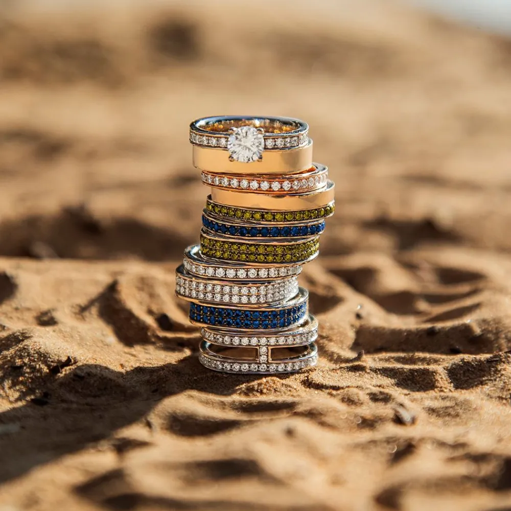 APM Monaco Bague Bold Kaki^ Bagues
