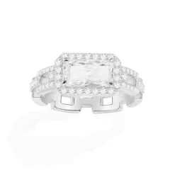APM Monaco Bague Chaine Pave^ Bagues