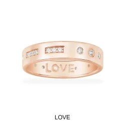 APM Monaco Bague Code Morse Love^ Bagues