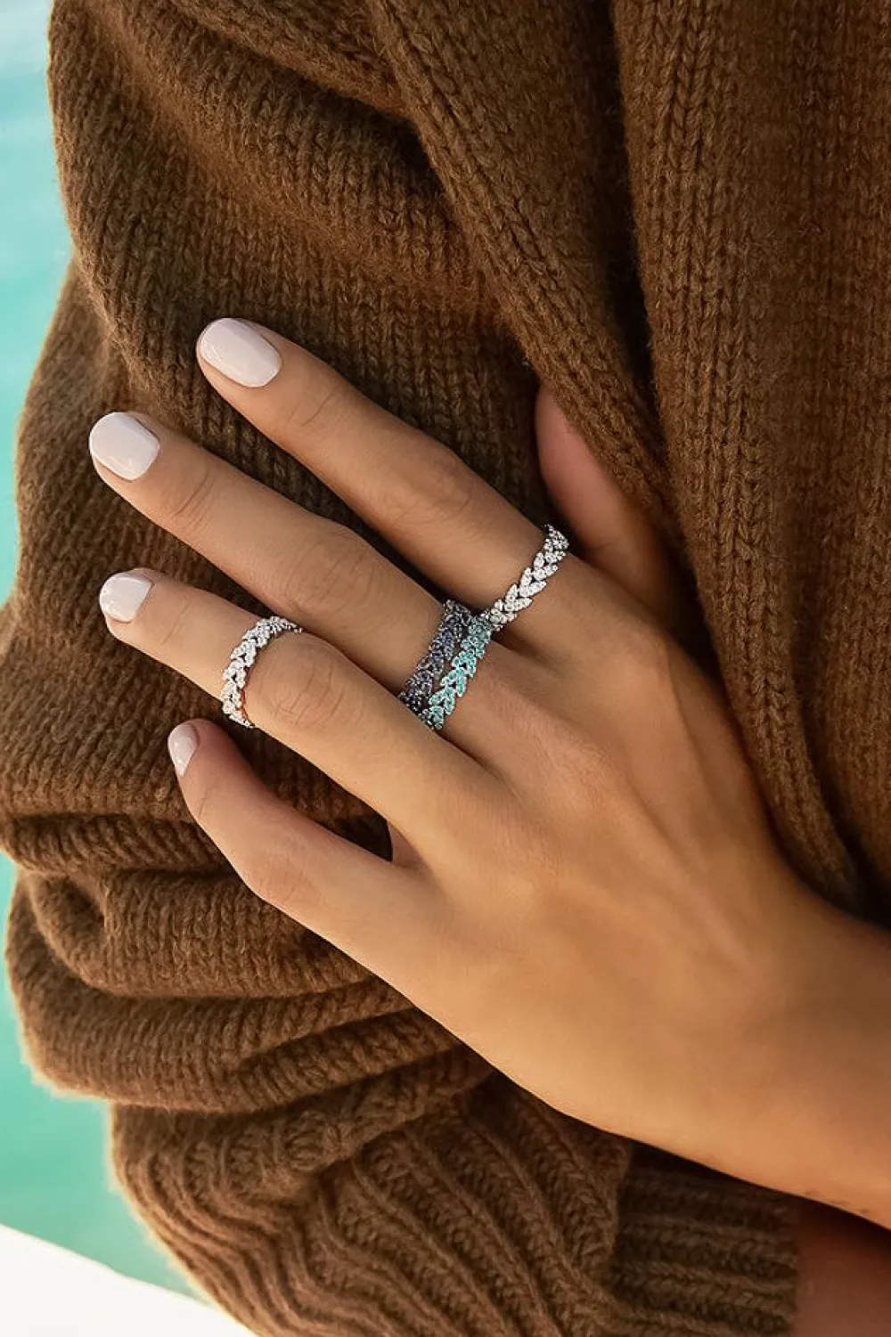 APM Monaco Bague Couture - Argent^ Bagues