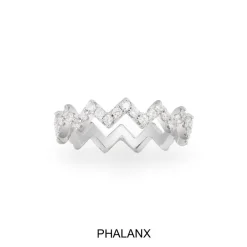 APM Monaco Bague De Phalange Up And Down - Argent^ Bagues