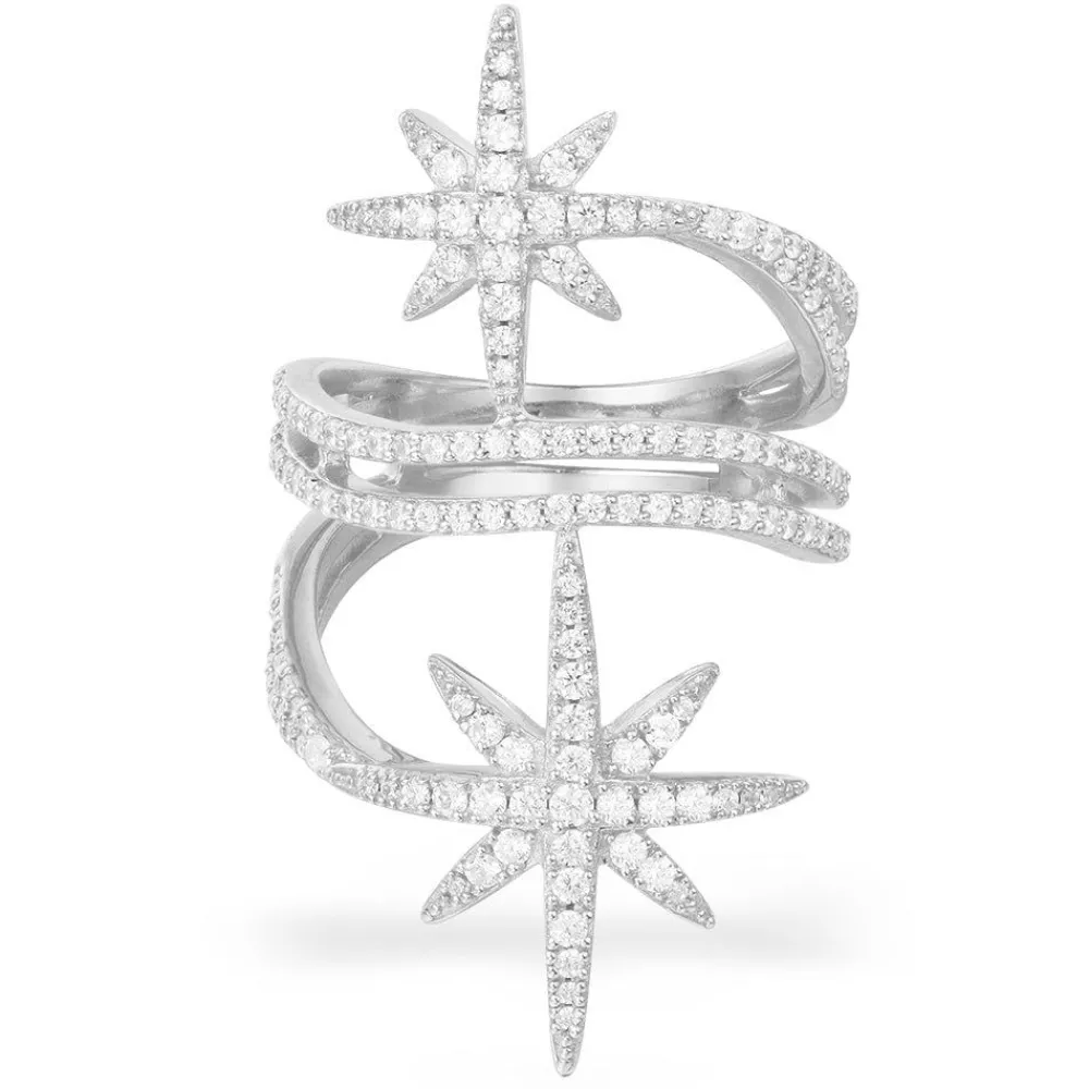 APM Monaco Bague Double Meteorites - Argent^ Bagues