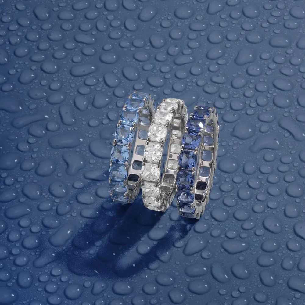 APM Monaco Bague Eclat Bleu Lagon^ Bagues
