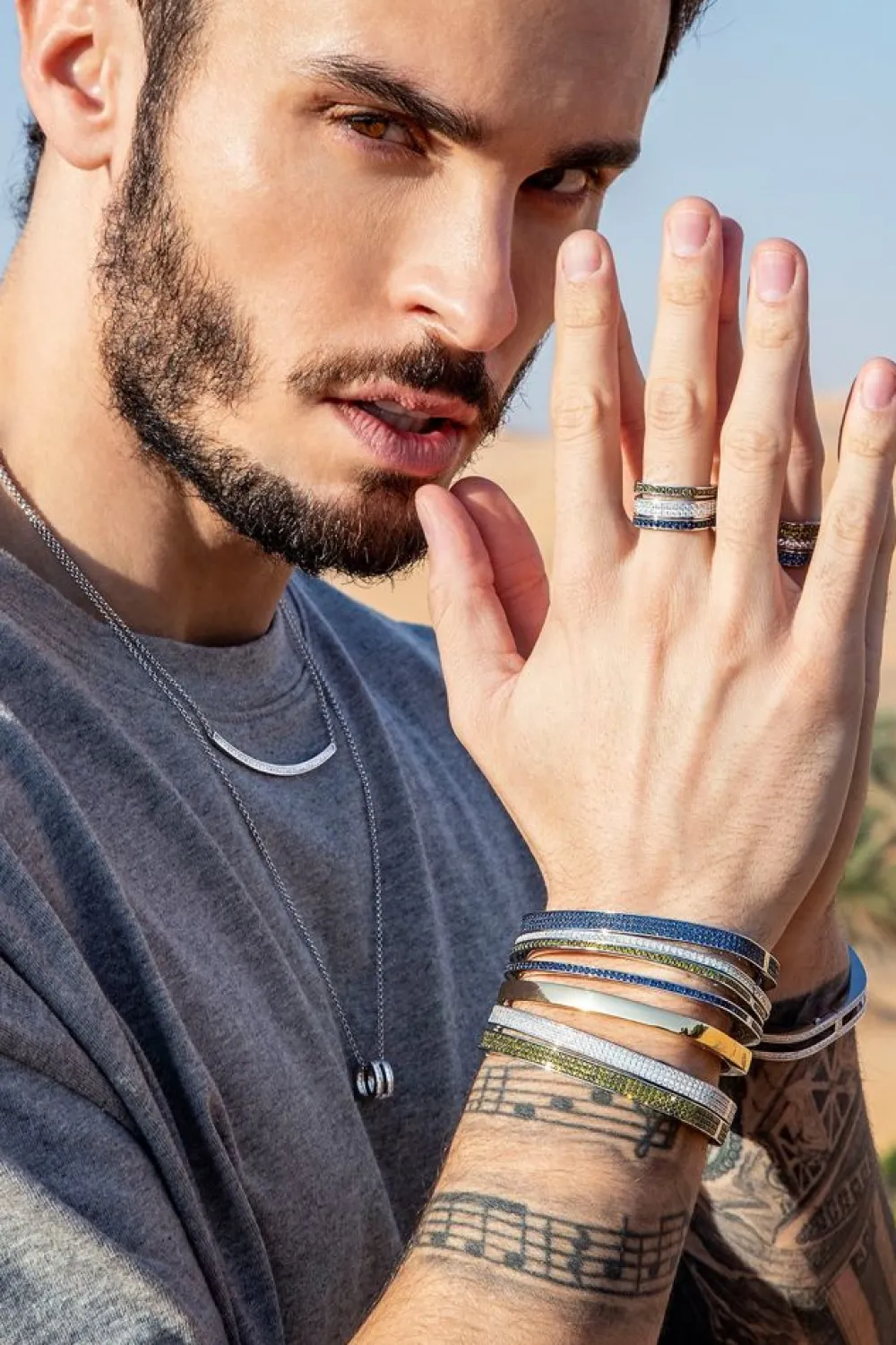 APM Monaco Bague Fine Bleue^ Bagues