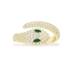 APM Monaco Bague Ouverte Serpent^ Bagues