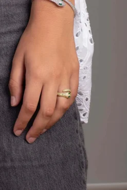 APM Monaco Bague Ouverte Serpent^ Bagues