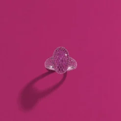 APM Monaco Bague Ovale Fuchsia^ Bagues