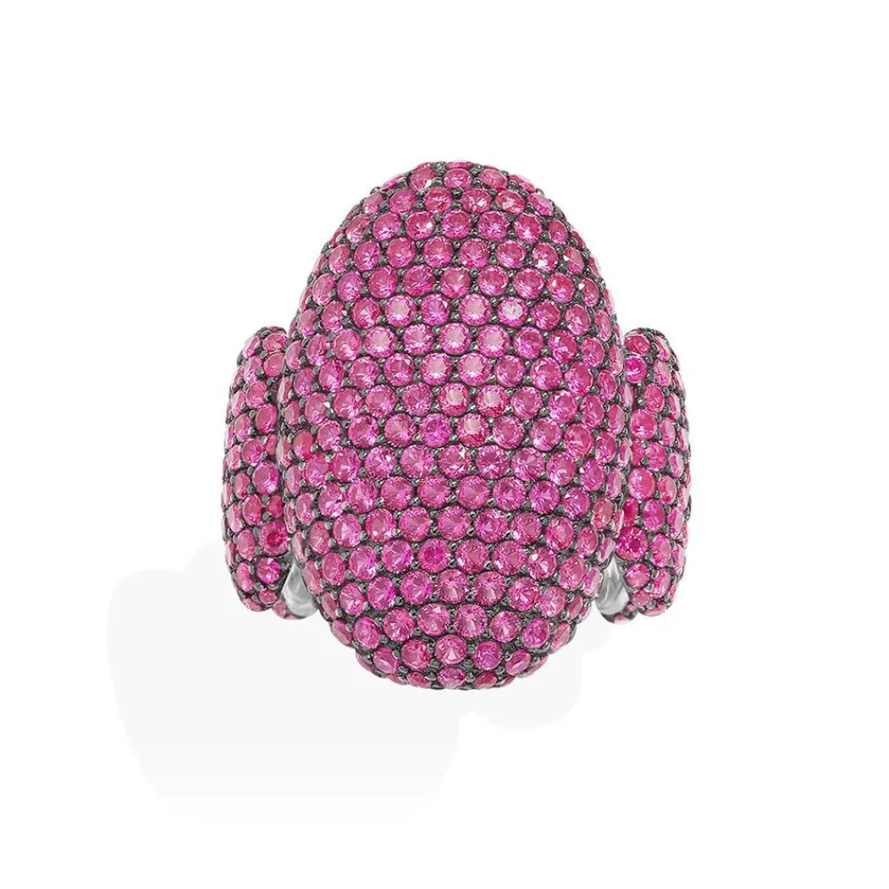 APM Monaco Bague Ovale Fuchsia Bold^ Bagues