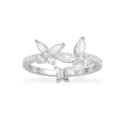 APM Monaco Bague Papillon - Argent^ Bagues