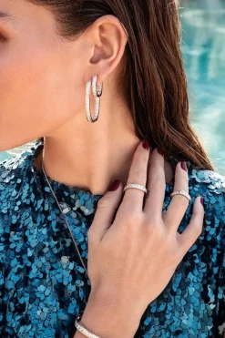APM Monaco Bague Pave Carre^ Bagues