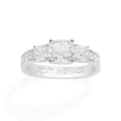 APM Monaco Bague Pave Carre^ Bagues