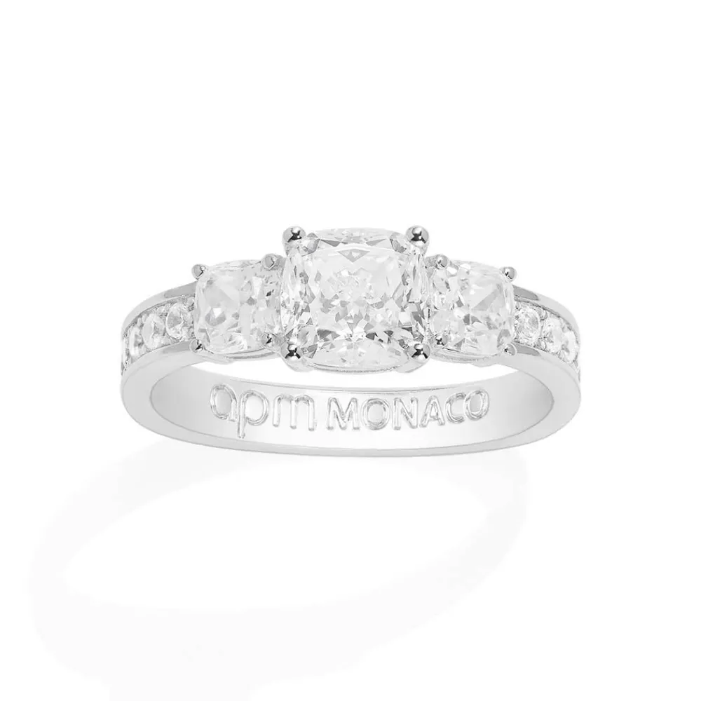 APM Monaco Bague Pave Carre^ Bagues