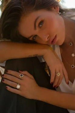 APM Monaco Bague Pave Carree^ Bagues