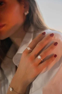 APM Monaco Bague Pave Carree^ Bagues