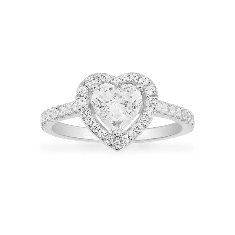 APM Monaco Bague Pave Coeur^ Bagues