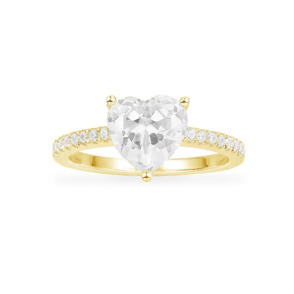 APM Monaco Bague Pave Coeur^ Bagues