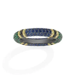 APM Monaco Bague Pave Multicolore^ Bagues