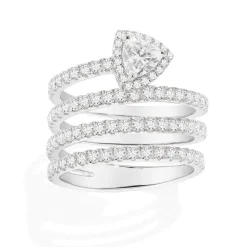 APM Monaco Bague Triangle Pave Multi-Anneaux^ Bagues