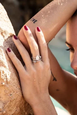 APM Monaco Bague Triple-Anneau Avec Poire^ Bagues