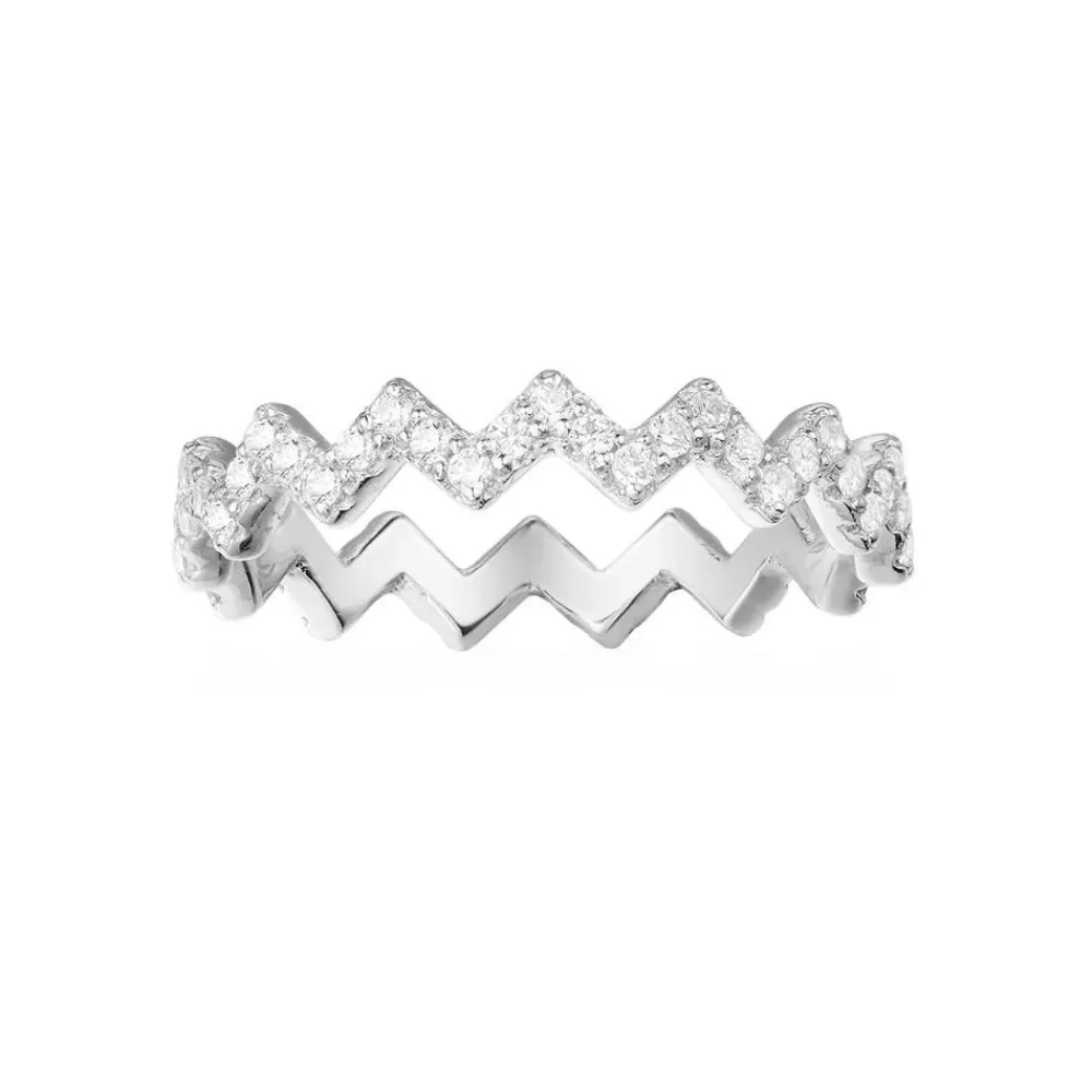 APM Monaco Bague Up And Down - Argent^ Bagues