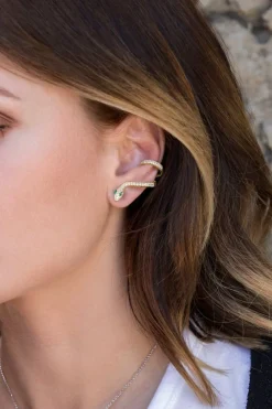 APM Monaco Boucle D'Oreille Ear Cuff Individuelle Serpent^ Boucles D'Oreilles
