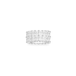 APM Monaco Boucle D'Oreille Ear Cuff Individuelle Eclat Double - Argent^ Boucles D'Oreilles