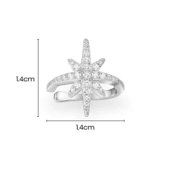 APM Monaco Boucle D'Oreille Individuelle Meteorites Coulissante - Argent^ Boucles D'Oreilles