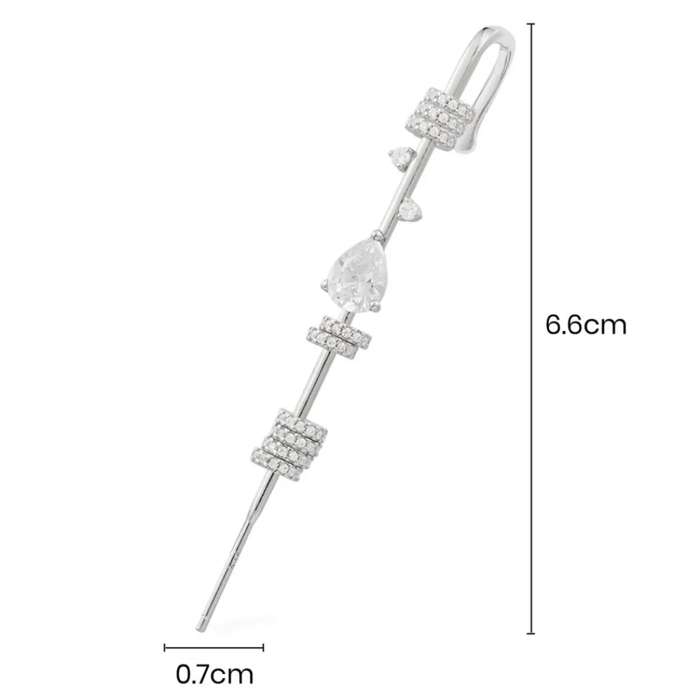 APM Monaco Boucle D'Oreille Individuelle Barre Avec Poire^ Boucles D'Oreilles