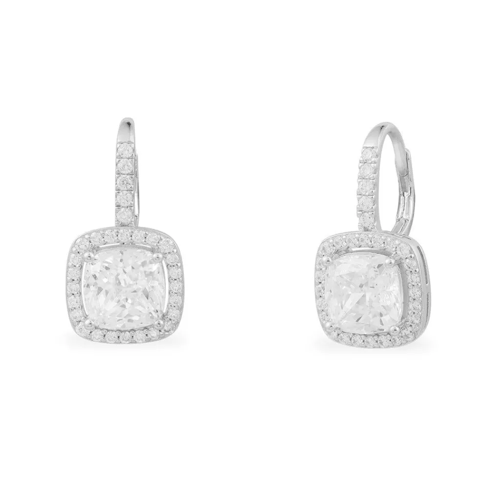 APM Monaco Boucles D'Oreille Pierre Carree^ Boucles D'Oreilles