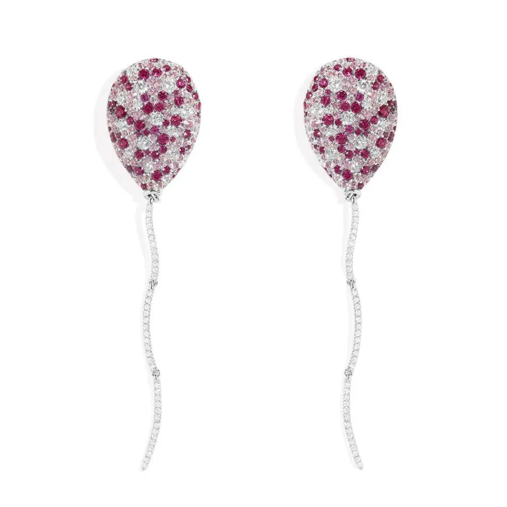APM Monaco Boucles D'Oreilles Ballon Fuchsia^ Boucles D'Oreilles