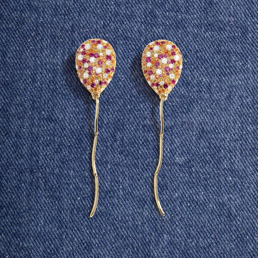 APM Monaco Boucles D'Oreilles Ballon Multicolores^ Boucles D'Oreilles