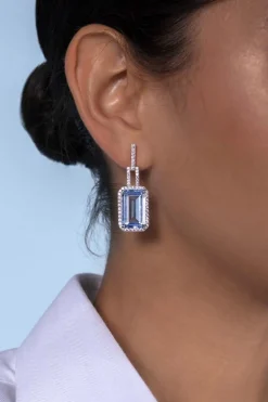APM Monaco Boucles D'Oreilles Bleu Lagon^ Boucles D'Oreilles