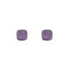 APM Monaco Boucles D'Oreilles Carre Violettes^ Boucles D'Oreilles