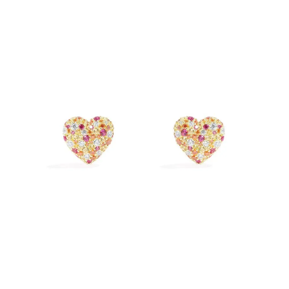 APM Monaco Boucles D'Oreilles Coeur Multicolores^ Boucles D'Oreilles