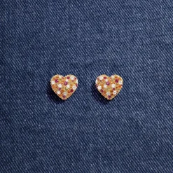 APM Monaco Boucles D'Oreilles Coeur Multicolores^ Boucles D'Oreilles
