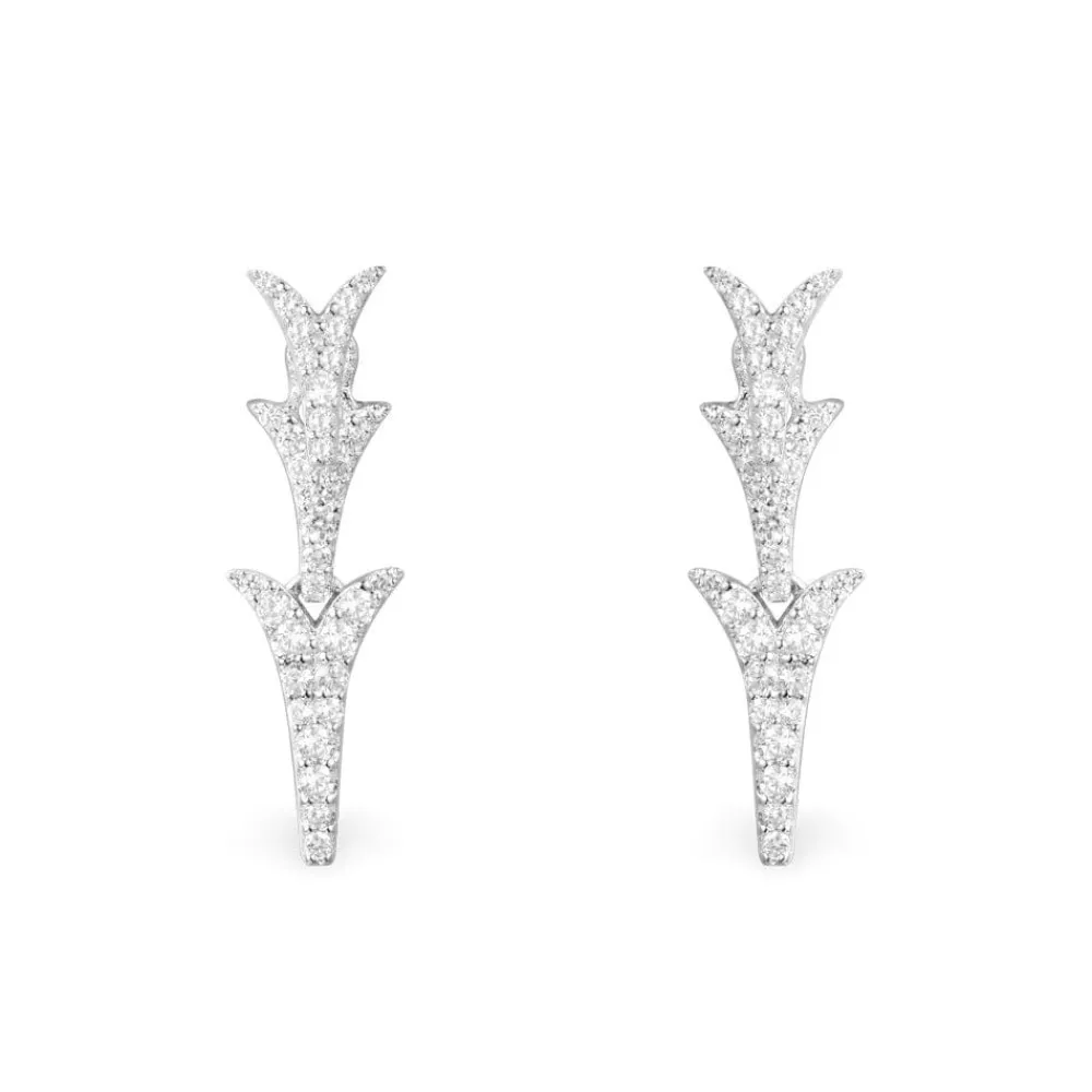 APM Monaco Boucles D'Oreilles Dragon - Argent^ Boucles D'Oreilles