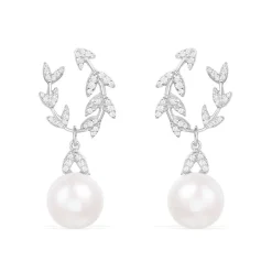 APM Monaco Boucles D'Oreilles Eternelle Avec Perles - Silver^ Boucles D'Oreilles