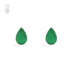 APM Monaco Boucles D'Oreilles Goutte Vertes^ Boucles D'Oreilles