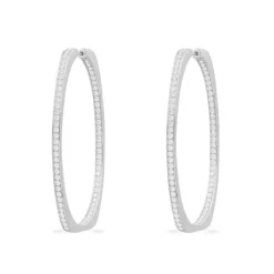 APM Monaco Boucles D'Oreilles Ovales Pave Xl^ Boucles D'Oreilles