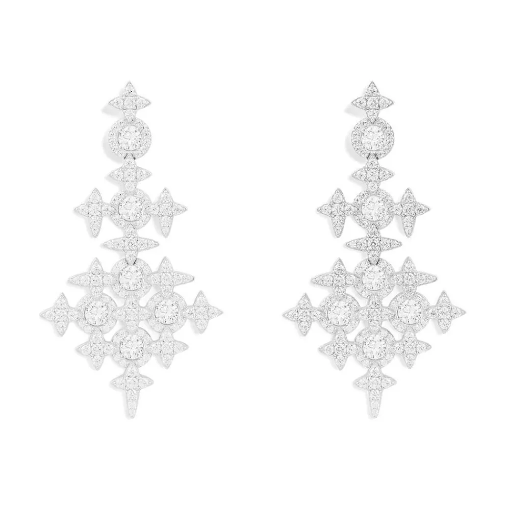 APM Monaco Boucles D'Oreilles Pave Meteorites & Cercles^ Boucles D'Oreilles