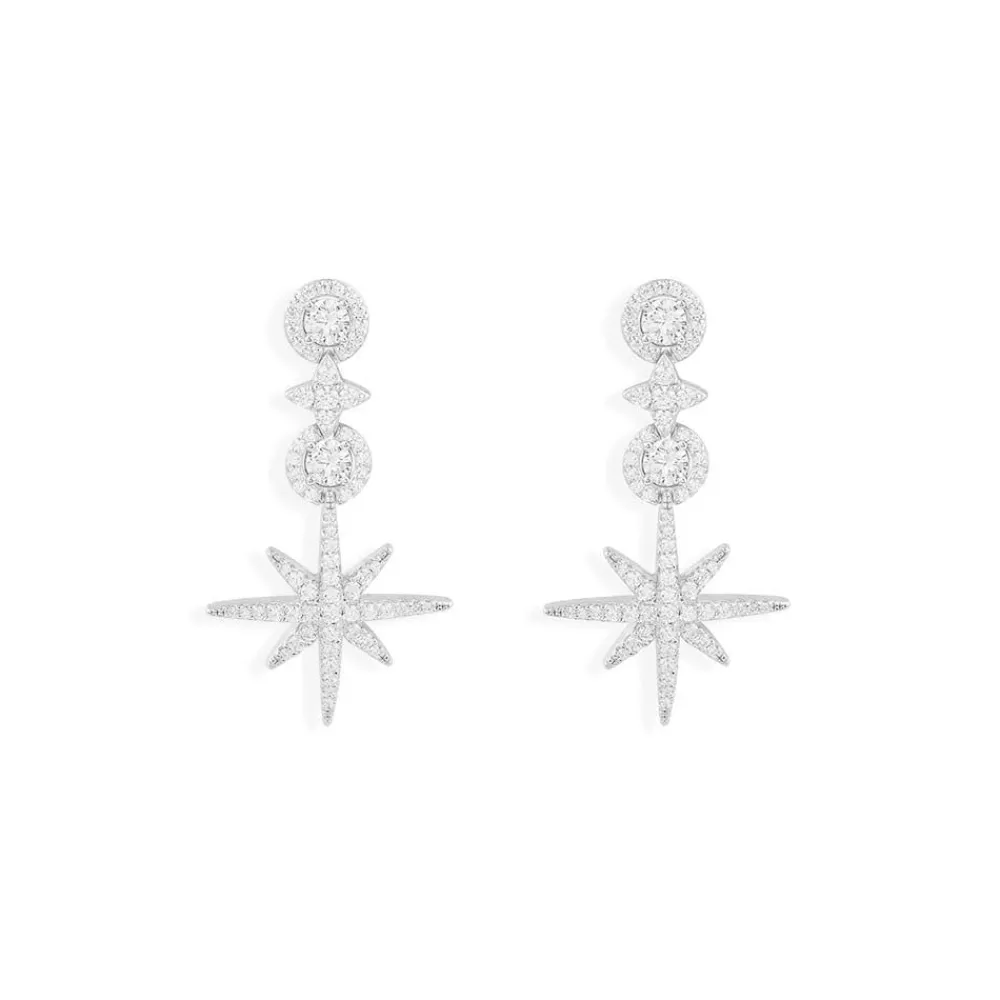 APM Monaco Boucles D'Oreilles Pave Meteorites & Cercles^ Boucles D'Oreilles