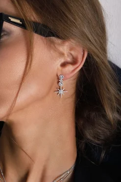 APM Monaco Boucles D'Oreilles Pave Meteorites & Cercles^ Boucles D'Oreilles