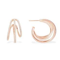APM Monaco Boucles D'Oreilles Triple Anneau^ Boucles D'Oreilles