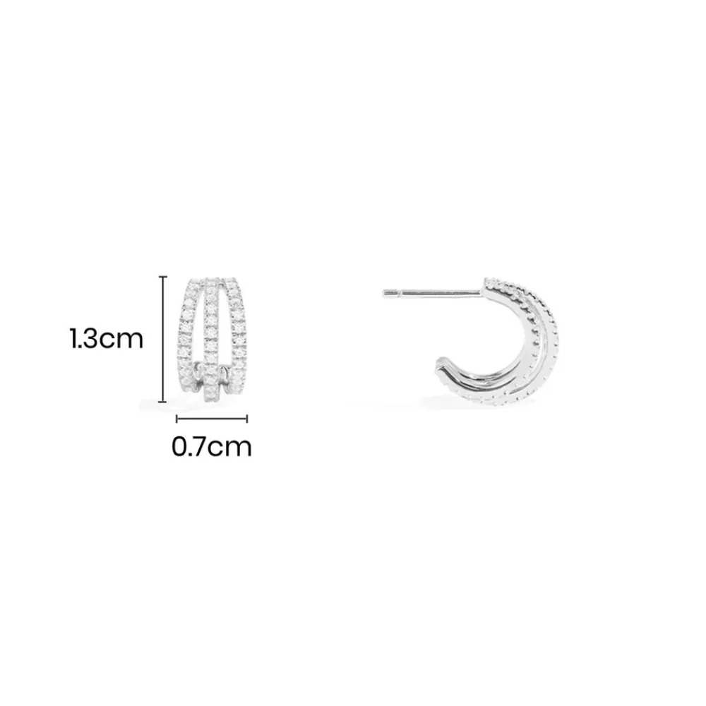 APM Monaco Boucles D'Oreilles Triple Anneaux^ Boucles D'Oreilles