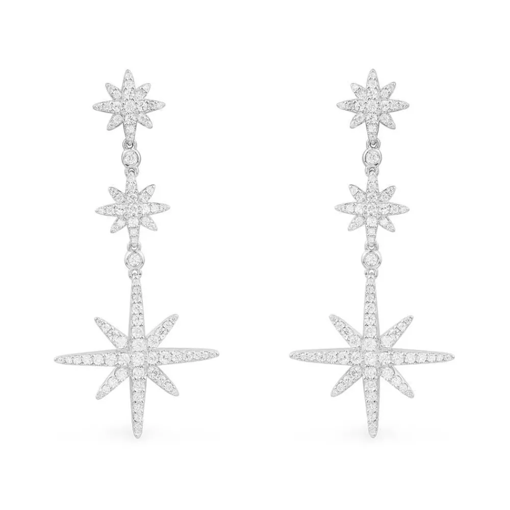 APM Monaco Boucles D'Oreilles Triple Meteorites - Argent^ Boucles D'Oreilles