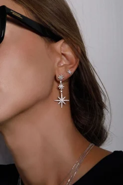 APM Monaco Boucles D'Oreilles Triple Meteorites - Argent^ Boucles D'Oreilles