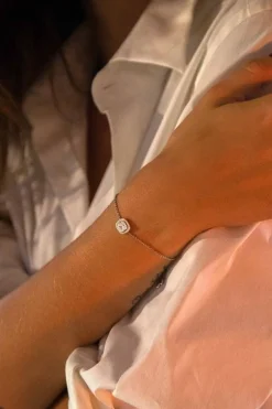 APM Monaco Bracelet Ajustable Avec Pierre Carree^ Bracelets