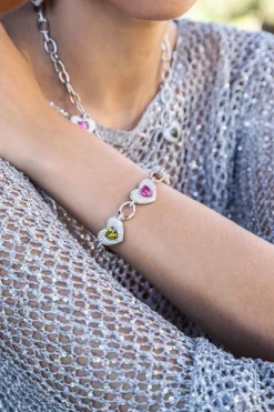 APM Monaco Bracelet Ajustable Coeur Multicolore^ Bracelets
